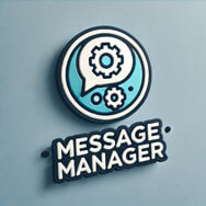 Message Manager WordPress plugin text logo